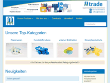 Tablet Screenshot of mtrade.at